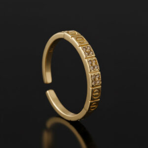 Anillo Ajustable Diseño CT Kingdom (con Circonias)